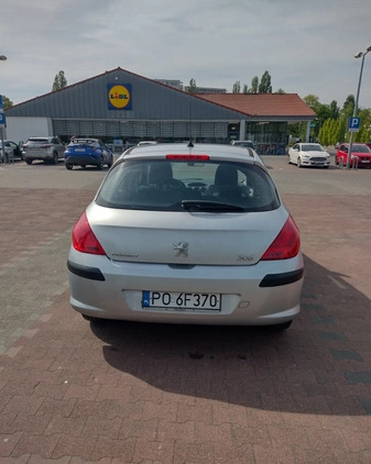 Peugeot 308 cena 12950 przebieg: 170000, rok produkcji 2010 z Poznań małe 121